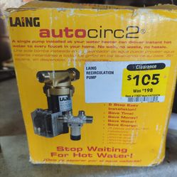 Hot water circulating pump