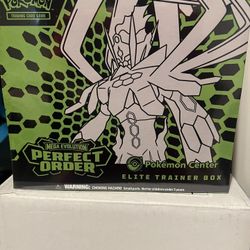 PERFECT ORDER Pokemon Center ETB