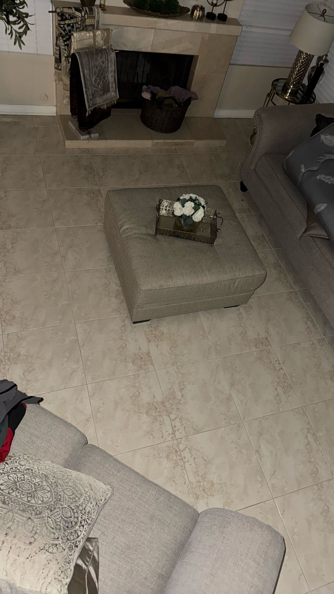 Double Sides Ottoman Table