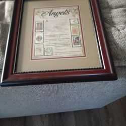 Angel Stamp Collection Frame