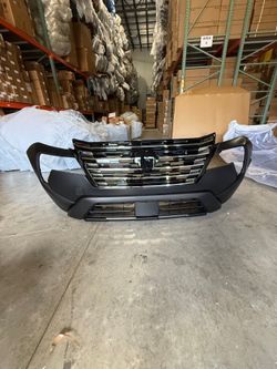 For 2024 2025 Nissan Rogue Front Bumper Set with Grilles