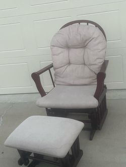 Nursery Chair with Ottoman cushion