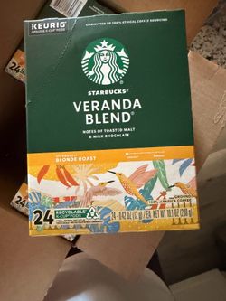 Starbucks Veranda Blend K-Cups – 24 Count Boxes ☕️