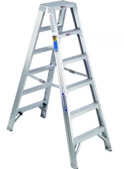 Werner 6 ft. Aluminum Twin Step Ladder (retails for $289 plus tax)