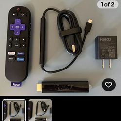 Roku Streaming Stick 4K/HDR/Dolby Roku Voice Remote and TV Controls