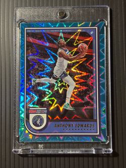 Anthony Edwards Minnesota Timberwolves Aqua Teal Velocity