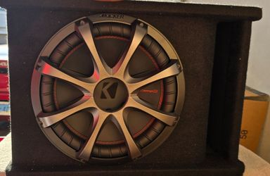 Kicker 12 inch Subwoofer with sub box