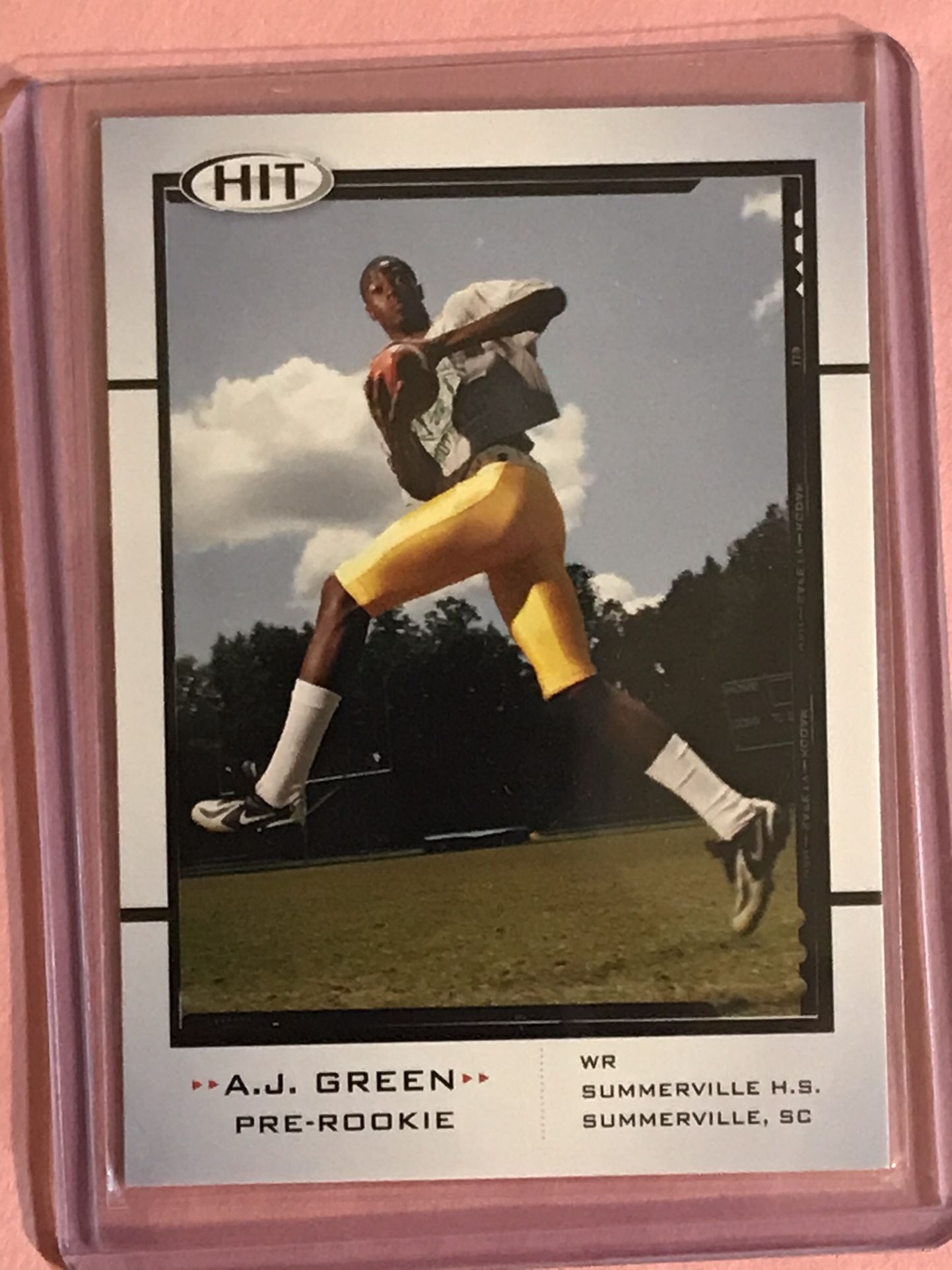 2011 SAGE HIT Pre-Rookie #PR7 A.J. Green - NM-MT