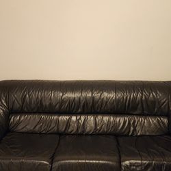 Italian Designer Sofa (Black)