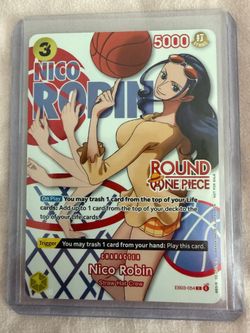 Round 1 One Piece Nico Robin promo