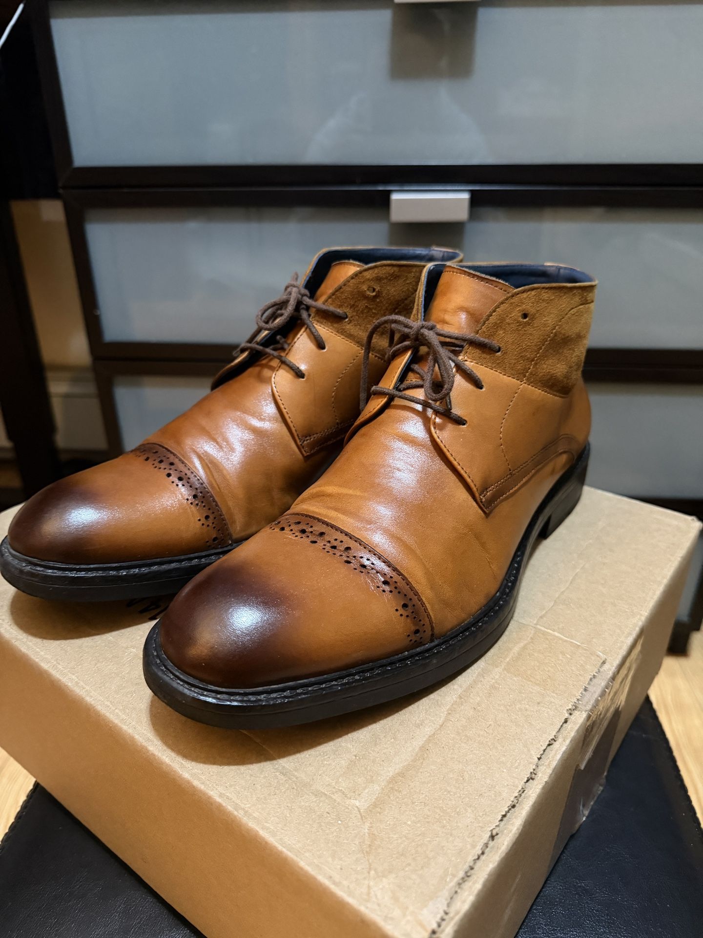 Men’s Leather Boots Size 10.5