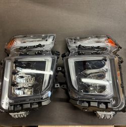 Pair LED 2020-2024 Chevy Silverado 2500 HD 3500HD LED Headlights Assembly Headlamps Left Right Side
