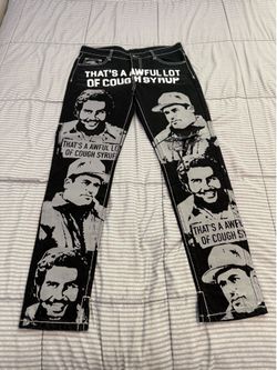 Asaali x Aweful Lotta Cough Syrup Denim Jeans