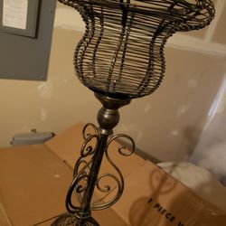 Floor stand candle holder, 26"