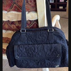 Quilted Vera Bradley Diaper Bag With Changing Pad