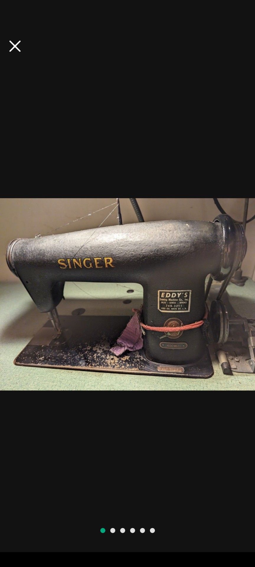 Industrial Singer Sewing Machine