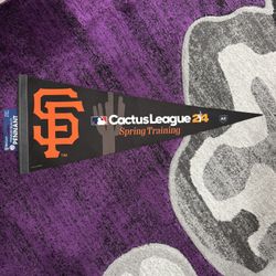 2024 SF Giants Spring Training Pennant $5