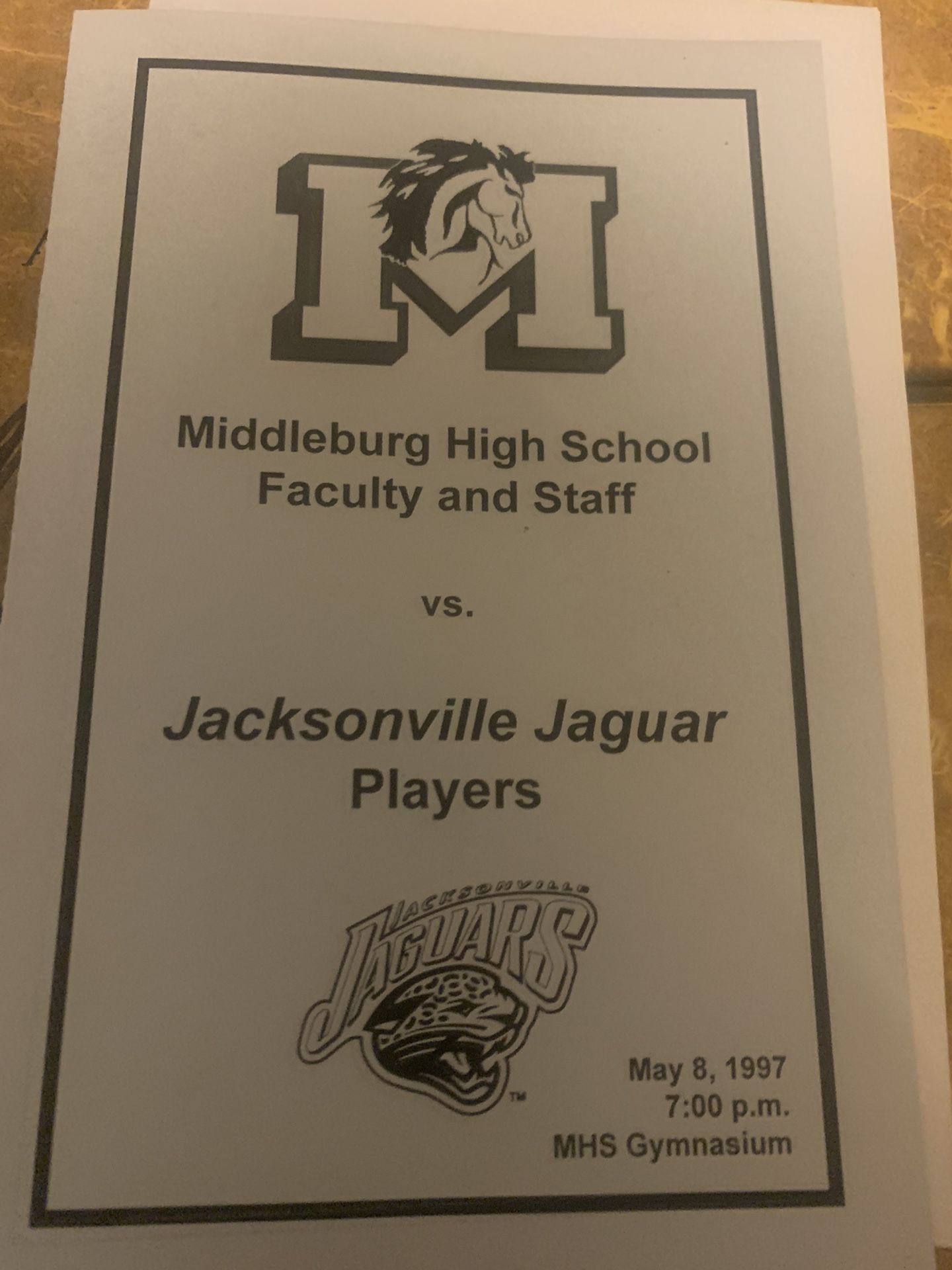 96 Jaguar Yearbook Full Of Autographs