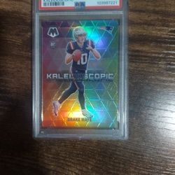 2024 Drake Maye Kaleidoscopic PSA 9