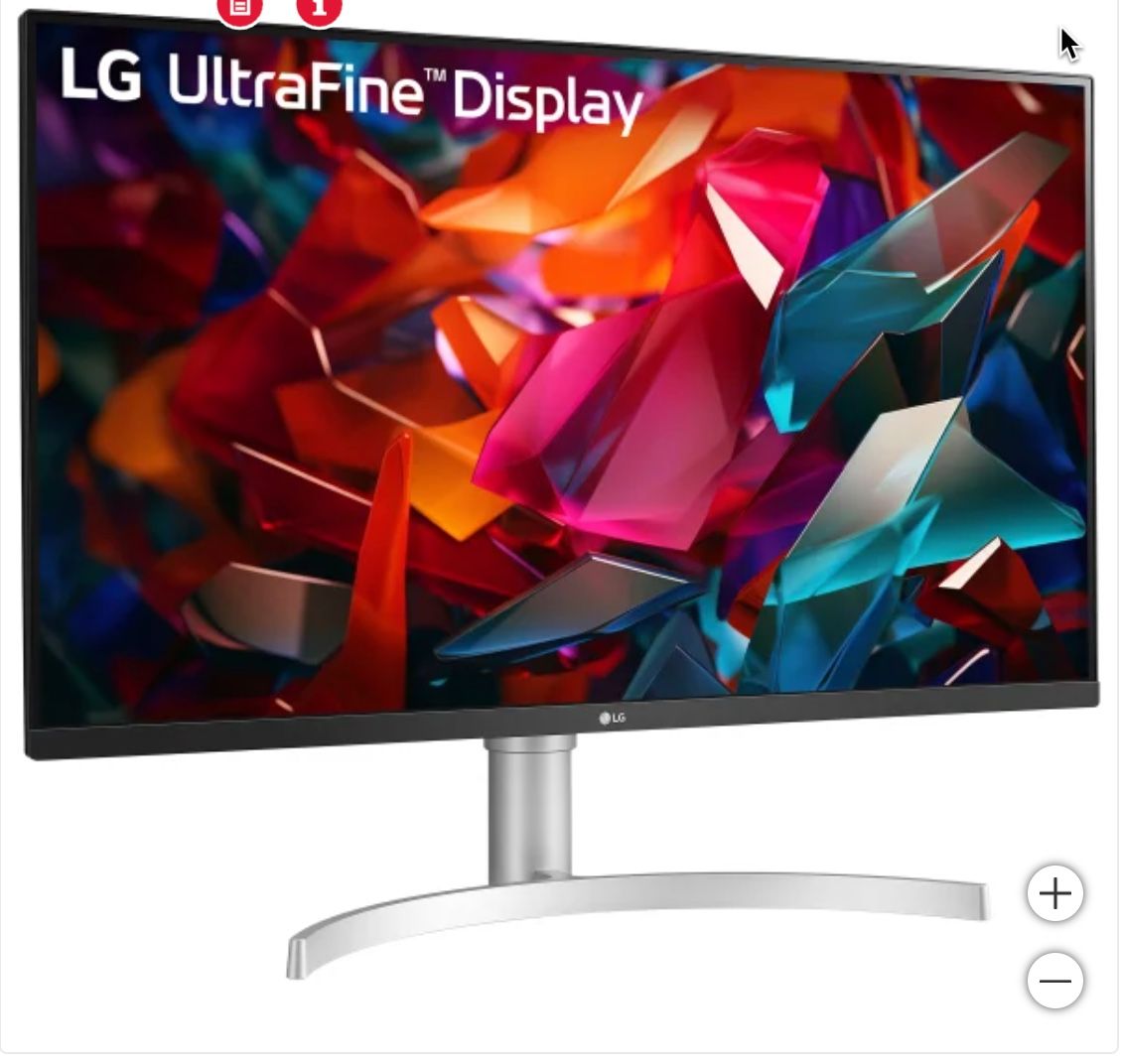 LG Computer Monitor 32” (31.5”) IPS