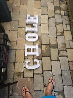 Lights Up Letter