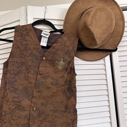 Modern Hero Kids Halloween Western Vest Costume