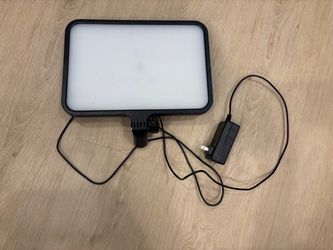 LED Video Light Panel with Power Adapter