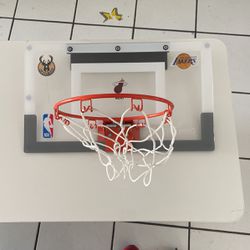 Basketball hoop for door
