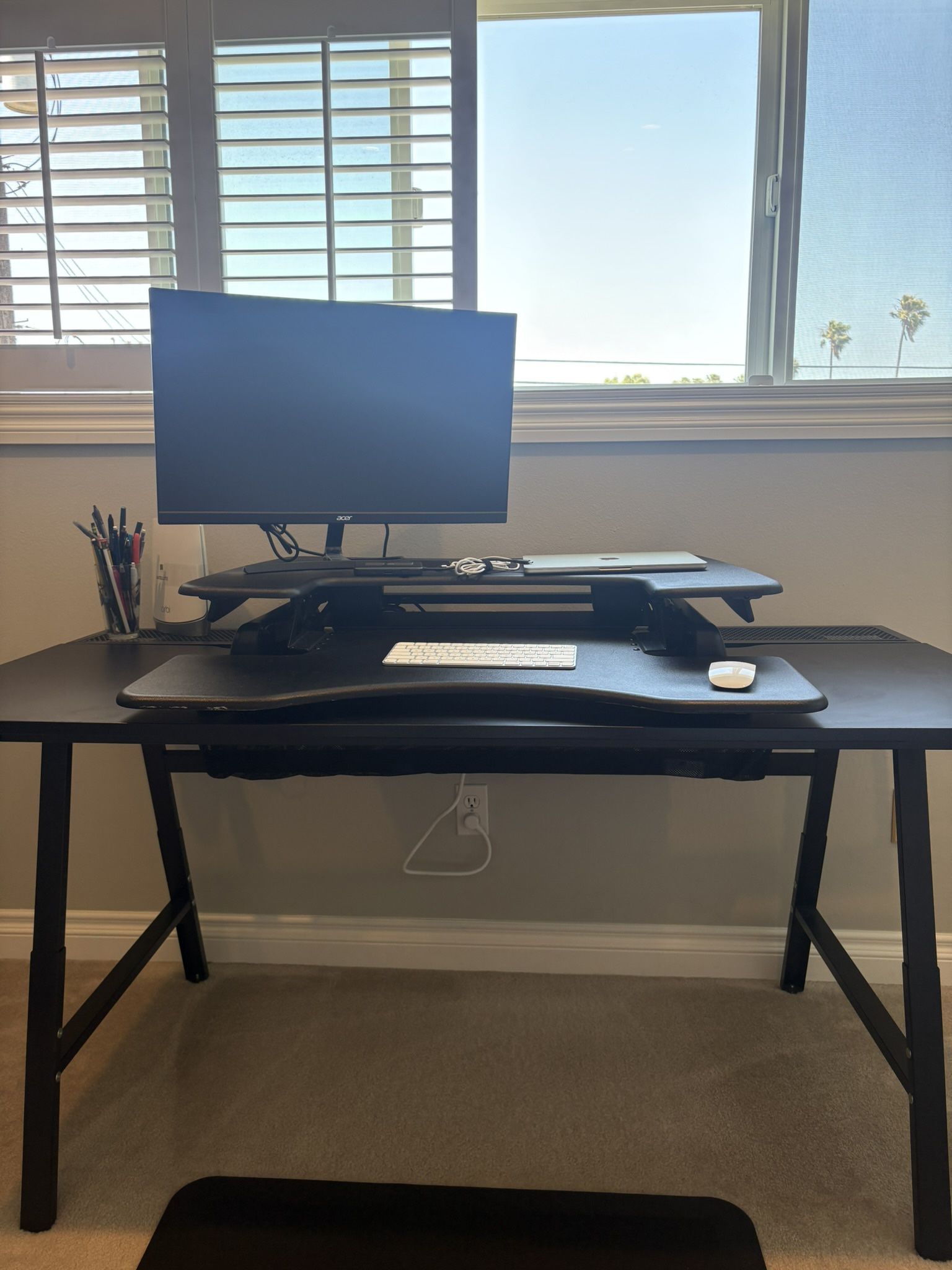 Premium Standing Desk Converter by varidesk 