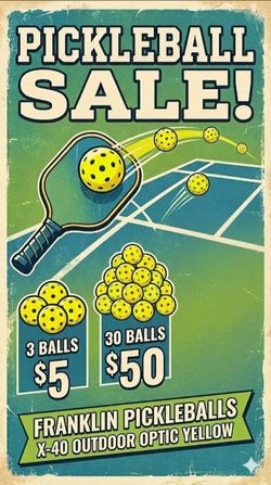 Franklin X-40 Outdoor Pickleballs (3 Balls for $5)