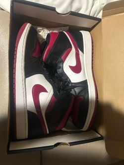 Size 13- Air Jordan 1 Mid Noble Red