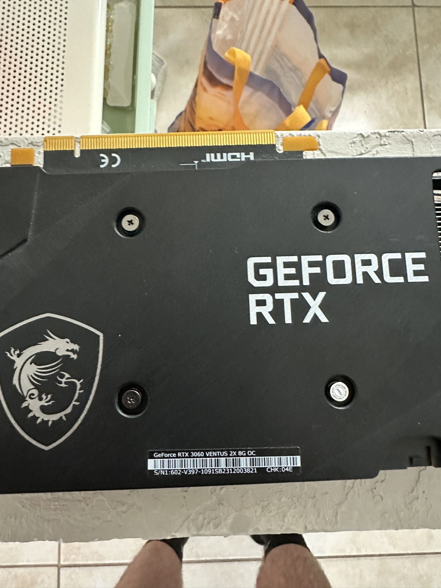 RTX 3060 Ventus 8GB OC