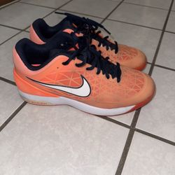 Nike Zoom Dragon Tennis Shoes – Orange/Navy – Size 7.