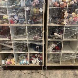 IKEA storage shelves