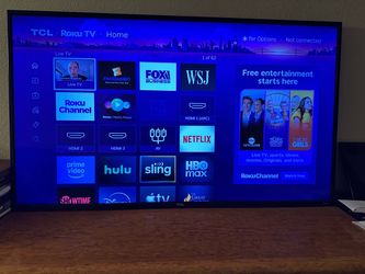 55” flatscreen TV