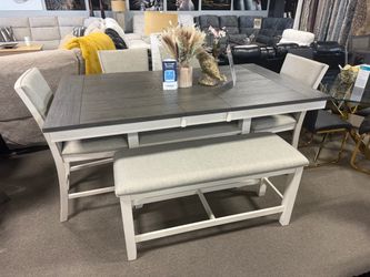 Beautiful dining set! Easy financing! 🔥💜✨
