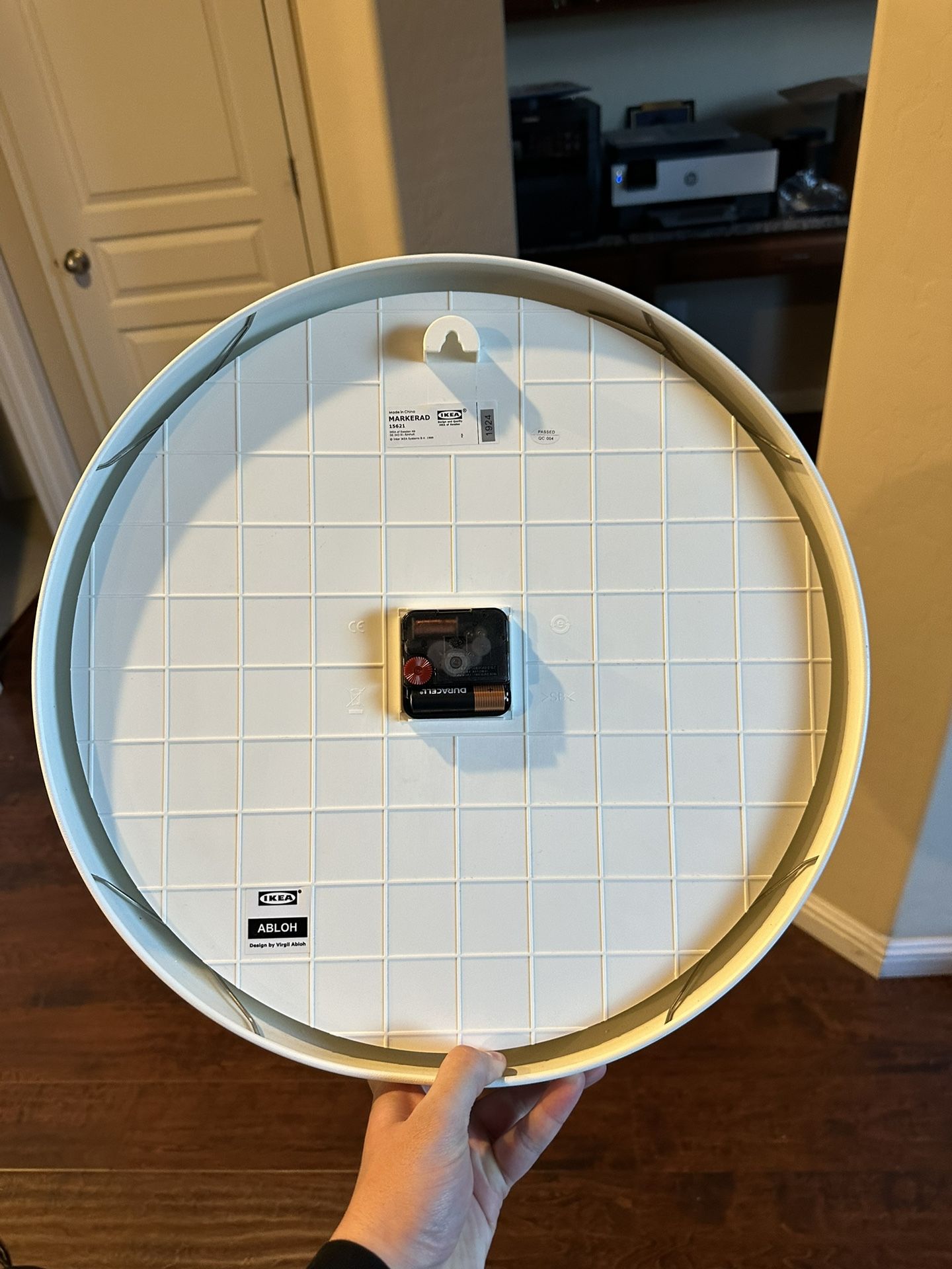 Virgil Abloh x IKEA MARKERAD Wall Clock Clock Virgil Abloh Ikea