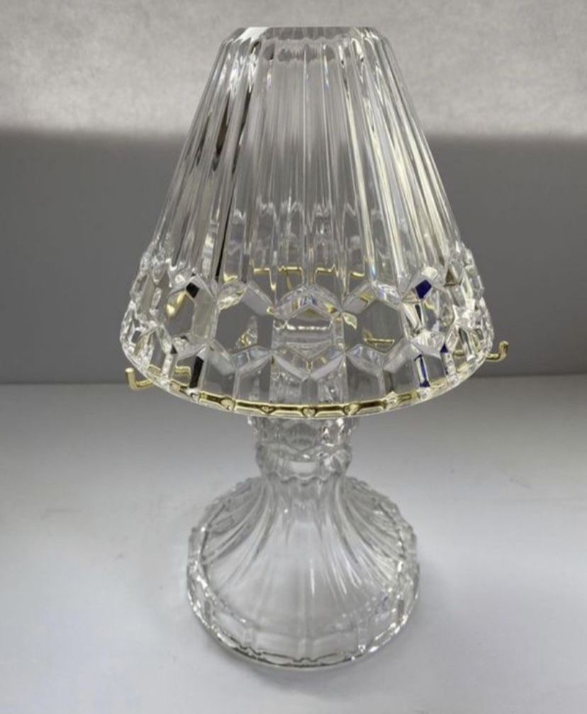 PartyLite Astoria Lead Crystal Tea Light Lamp