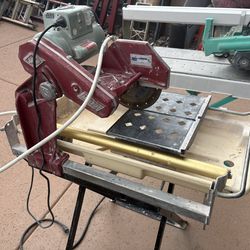 MK101 Tile Saw W/ Stand-Used Works Excellent