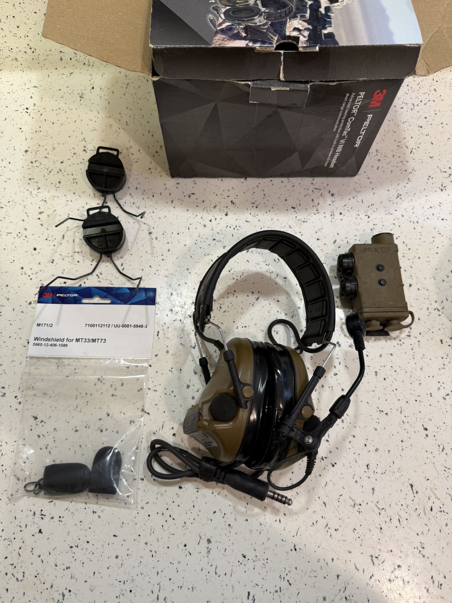 3M Peltor ComTac VI Electronic Headsets – Extra Gel Pads & Accessories 