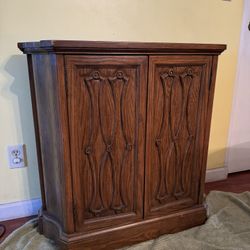 Antique Wood Cabinet 