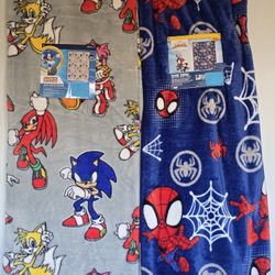 💙 Sonic & Spidey Blanket 💙