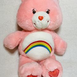 13” 2003 Hasbro Care Bear Cheer Bear Teddy Bear