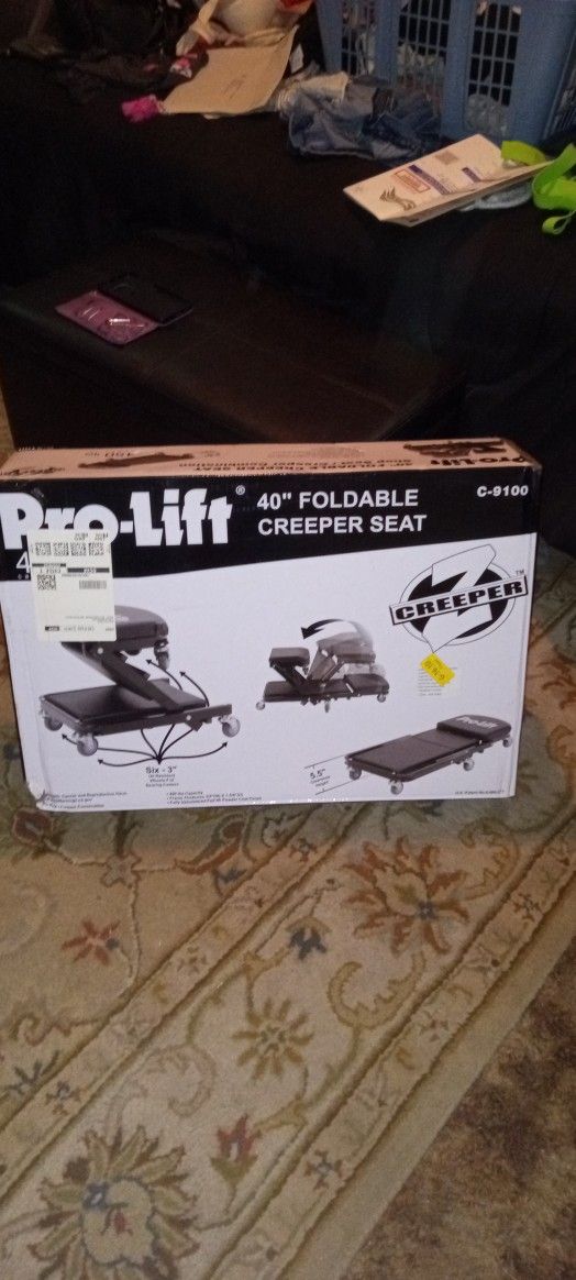 Pro-Lift 40" Foldable Creeper Seat