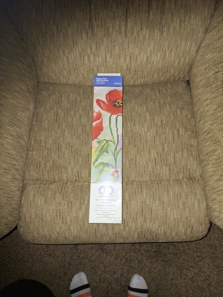 DIAMOND DOTZ Poppy Pose Diamond Facet Art Kit