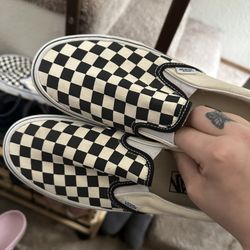 Platform Vans, Barely Worn Size 9womens 