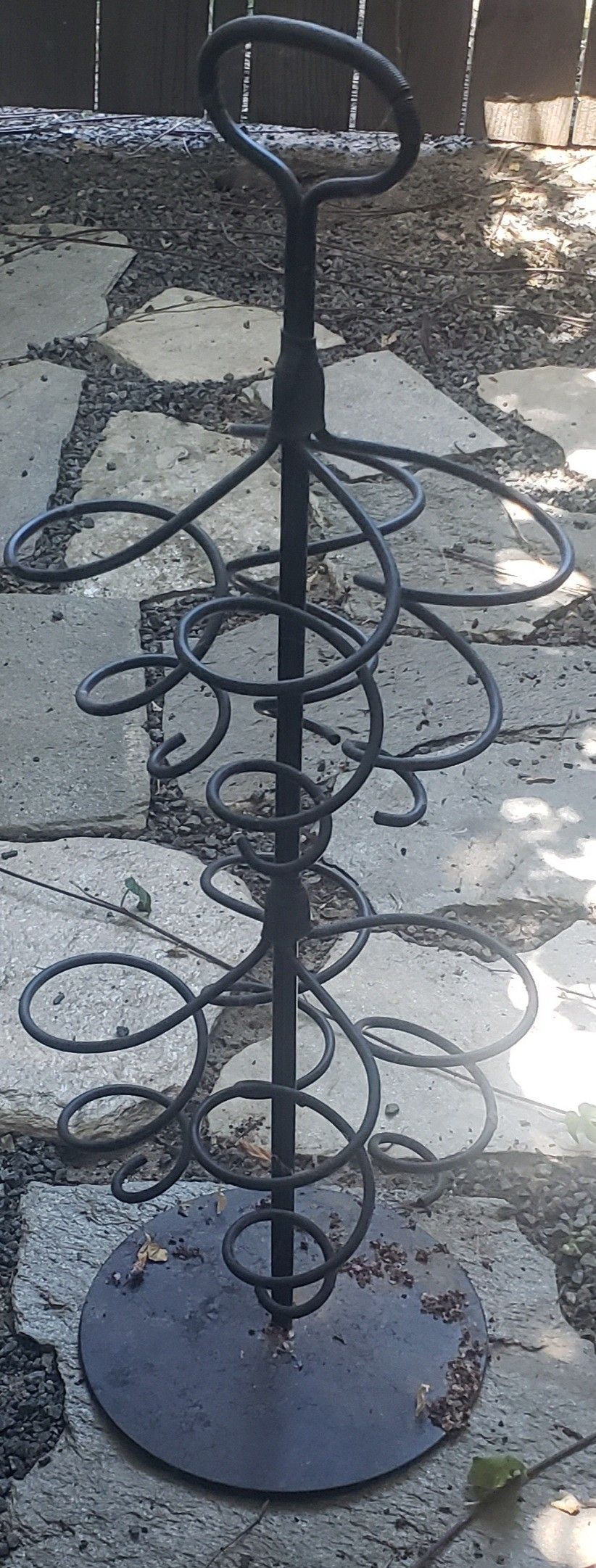 METAL Black Heavy Duty Wine rack 