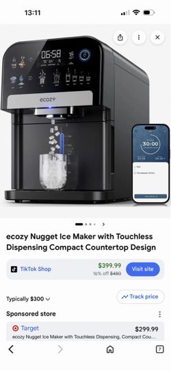 Ecozy Nugget Ice Maker Countertop
