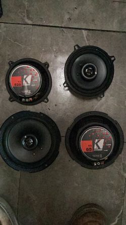 Kicker 5 1/4 door speakers and 6 1/2 door speakers