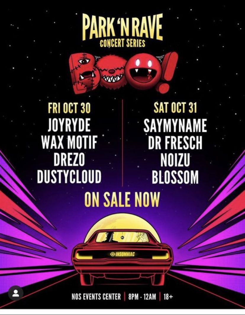 Park and Rave Boo! Anyone have extra seats?